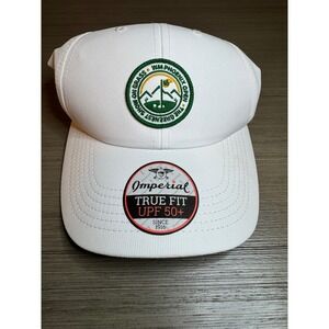 WM Phoenix Open Imperial Hat The Greenest Show on Grass True Fit Golf Cap White